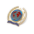 Badge émaillé rond, badge logo spécial pour timbres (GZHY-FFL-013)